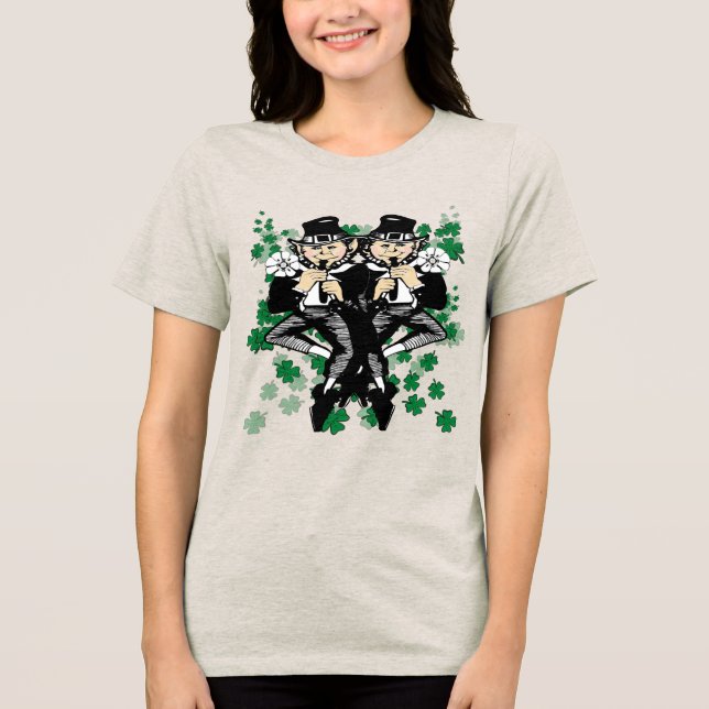 Doppeltes Problem Tri-Blend Shirt (Vorderseite)