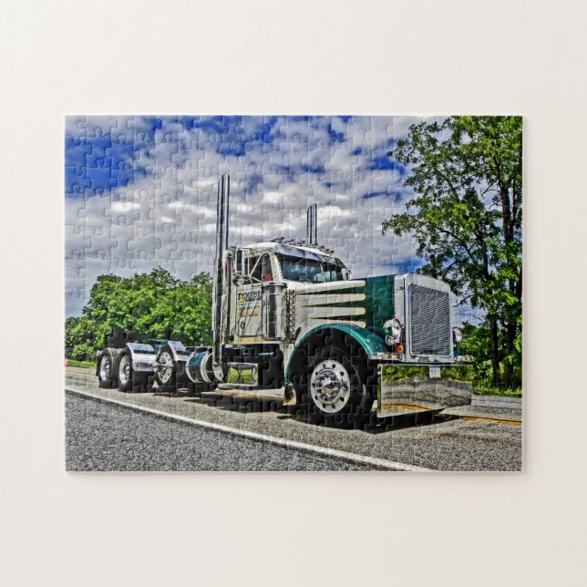 Doppeltes Puzzlespiel D Peterbilt 379 Puzzle (Horizontal)