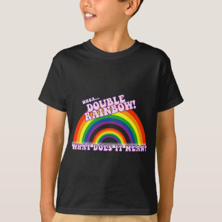 Doppeltes Regenbogent-shirt T-Shirt
