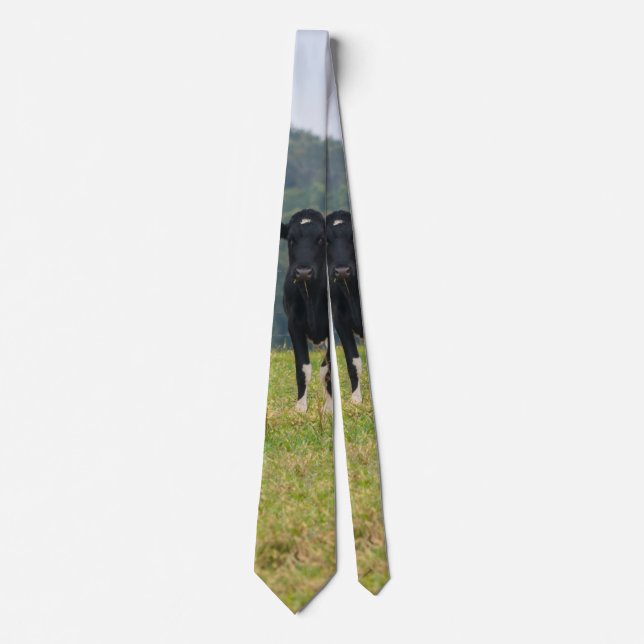 Doppeltes Rind Trouble Neck Tie Krawatte (Vorderseite)