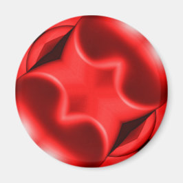Doppeltes Rotes Herz Magnet