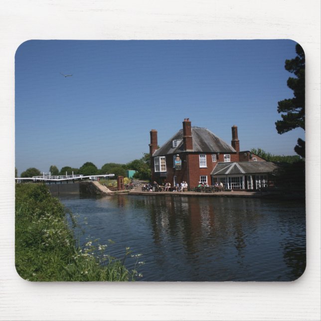 Doppeltes schließt Gasthaus, Exeter, Devon, Mousepad (Vorne)