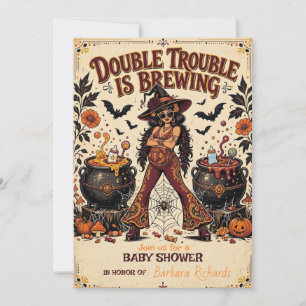 Doppeltes Unheil braut sich zusammen Halloween Zwi Einladung