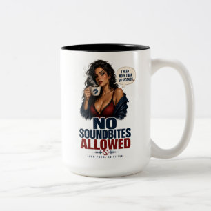 Doppeltes Vergnügen Zweifarbige Tasse