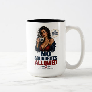Doppeltes Vergnügen Zweifarbige Tasse