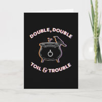 Doppeltoil & Trouble / Faltkarte