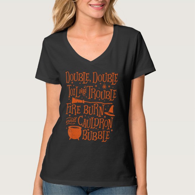 Doppeltoilette und Probleme, Shakespeare Zitat T-Shirt (Vorderseite)