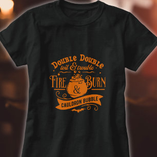 Doppeltoilette und schwieriges Halloween-Shirt T-Shirt