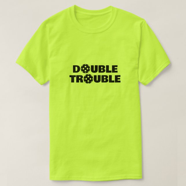 DOPPELTROUBLE lustige Picklebage im Shirt für Mann (Design vorne)