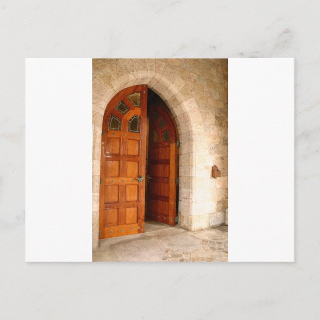 Doppeltür Postkarte (Vorderseite)