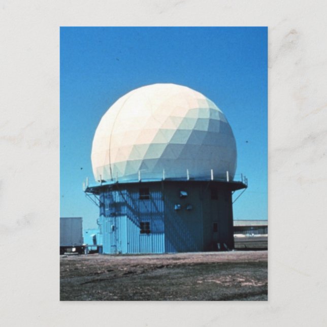 Doppler Weather Radar Station - Norman Postkarte (Vorderseite)