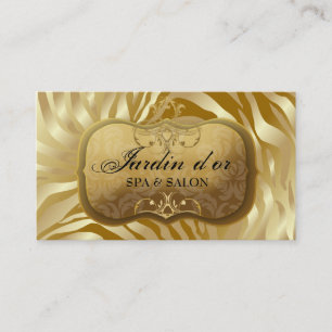 d'or 311-Jardin mit nur Zebra Visitenkarte