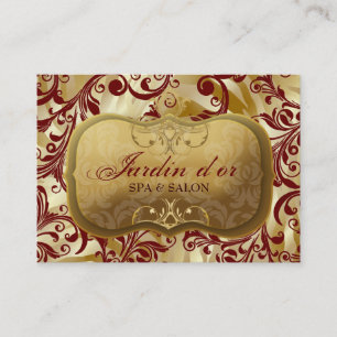 d'or 311-Jardin mit Zebra-roter Verabredungs-Karte Terminkarte
