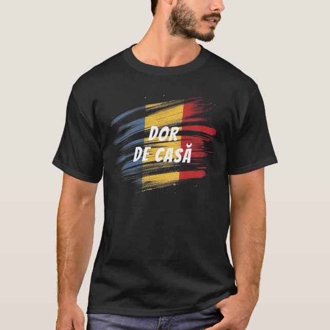 Dor de casa Tricolor-Flagge T-Shirt (Vorderseite)