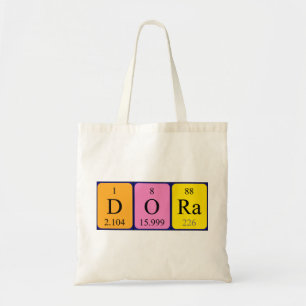 Dora Periodal Table name tobag Tragetasche