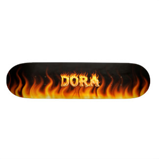 Dora Skateboardfeuer und Flammenentwurf Skateboard