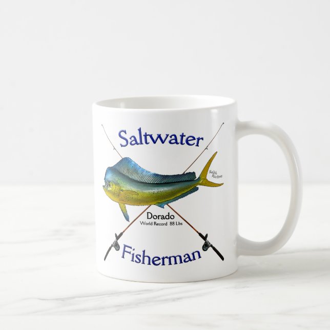 Dorado Salzwasser-Fischer-Tasse Kaffeetasse (Rechts)