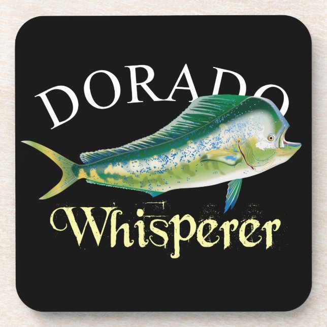 Dorado Whisperer Dark Getränkeuntersetzer (Vorderseite)