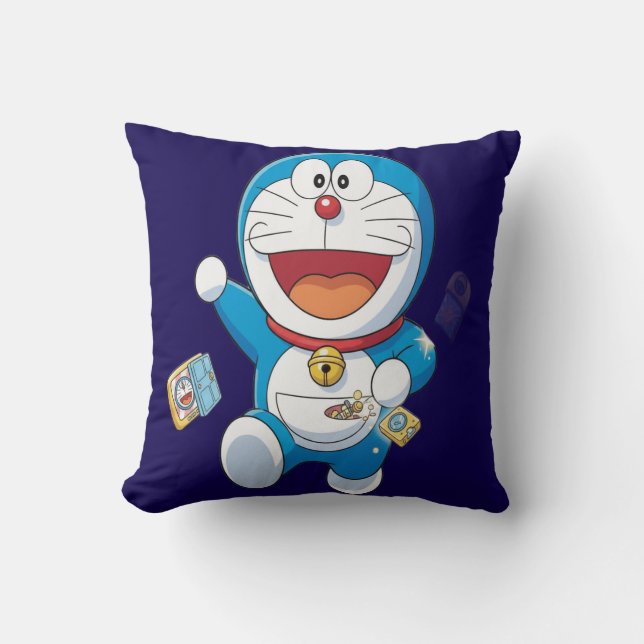 Doraemon Pillow – Fun & Gadget Style Kissen (Vorderseite)