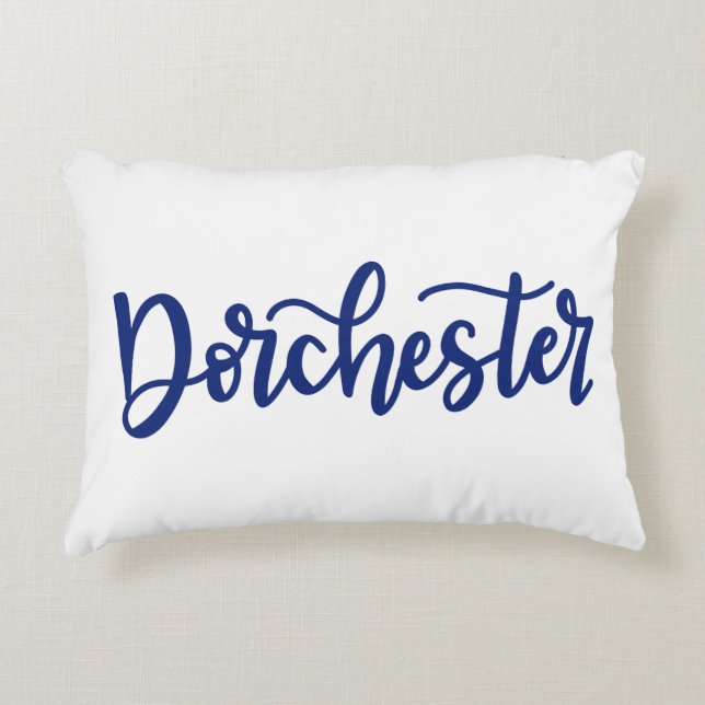Dorchester Dainty Scripts Pillow Dekokissen (Vorderseite)