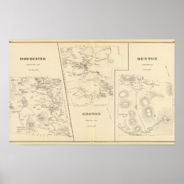 Dorchester, Groton, Benton Poster (Vorne)