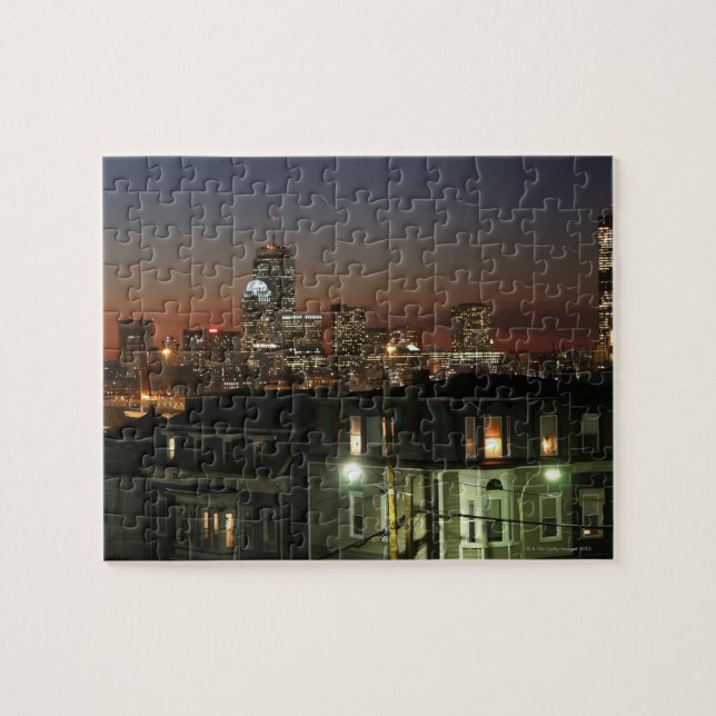 Dorchester Heights Viertel von Boston Puzzle (Horizontal)