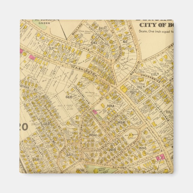 Dorchester, Massachusetts 4 Magnet (Vorne)