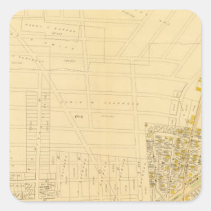 Dorchester, Massachusetts 4 Quadratischer Aufkleber