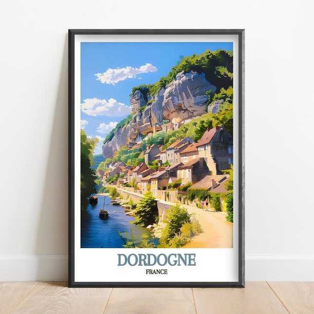 Dordogne France Art - Dordogne Poster - La Roque  (Von Creator hochgeladen)