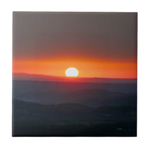 Dordogne Sonnenaufgang Fliese