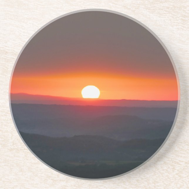 Dordogne Sonnenaufgang Getränkeuntersetzer (Vorne)