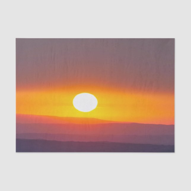Dordogne Sunrise Seidenpapier (Vorderseite)