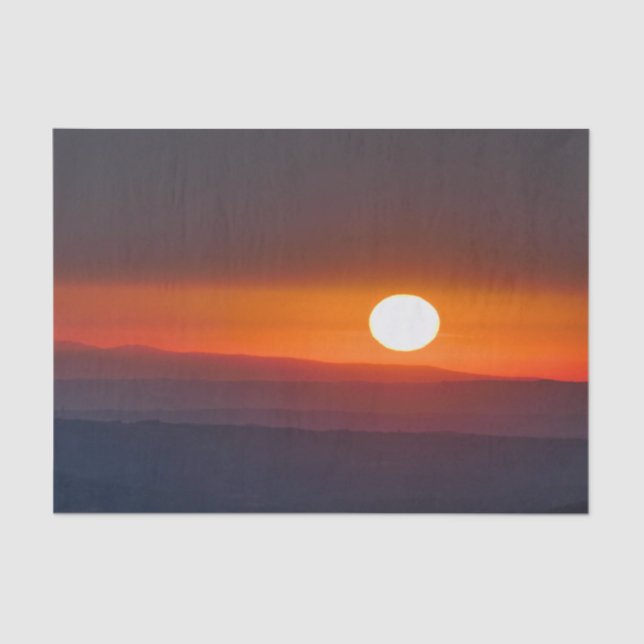 Dordogne Sunrise Seidenpapier (Vorderseite)