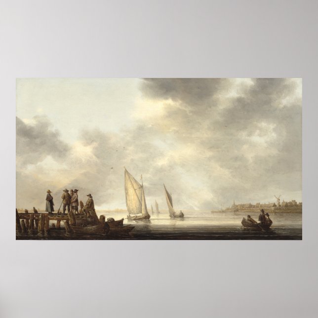 Dordrecht - Aelbert Cuyp Fine Art Poster (Vorne)