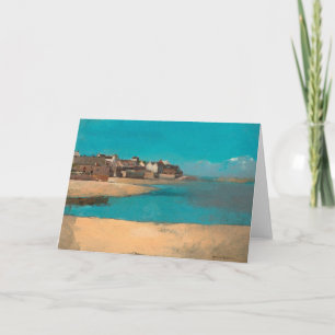 Dorf am Meer in der Bretagne von Odilon Redon Karte