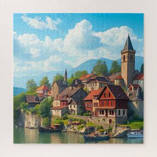 Dorf am See Puzzle