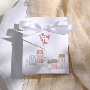 Dorf-Baby-Baby-Shower-Vielen-Dank Geschenkschachtel