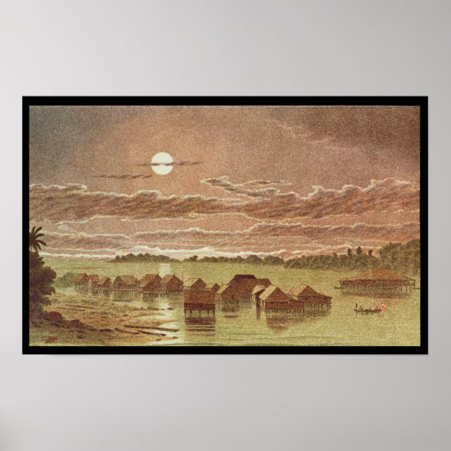 Dorf Basilan, Philippinen Poster (Vorne)