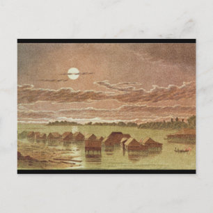 Dorf Basilan, Philippinen Postkarte