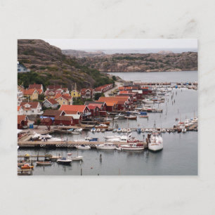 Dorf Bovallstrand Postkarte