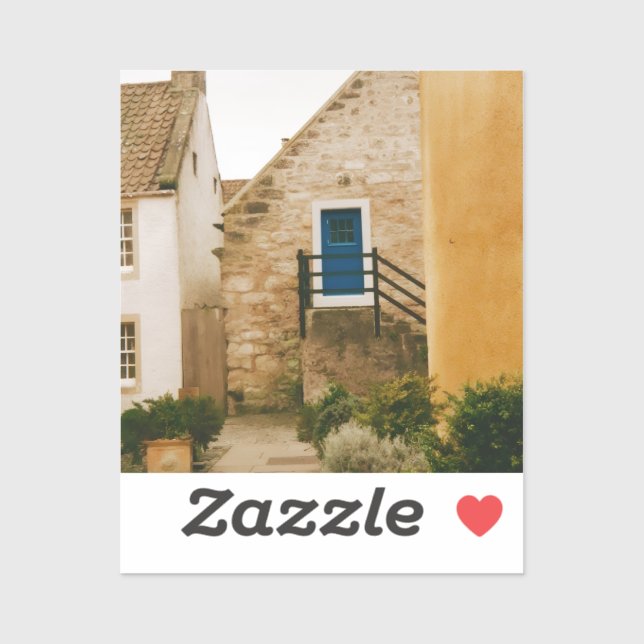 Dorf Culross, Fife, Schottland  Aufkleber (Blatt)