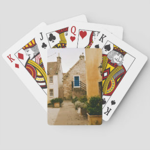 Dorf Culross, Fife, Schottland Spielkarten