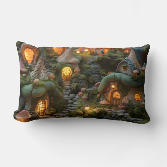 Dorf Gnome Lendenkissen (Vorderseite)