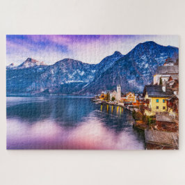 Dorf Hallstatt Österreich Puzzle