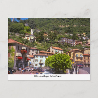 Dorf Hillside, Comer See Postkarte