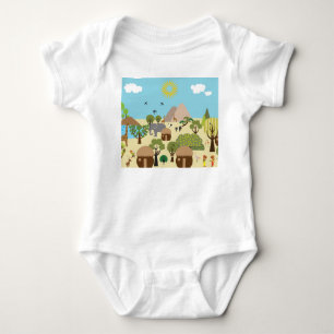 Dorf in Afrika Baby Strampler