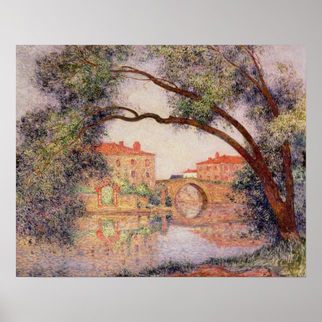 Dorf in der Normandie Poster (Vorne)