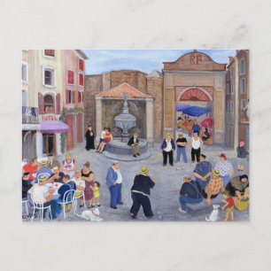 Dorf in der Provence Postkarte