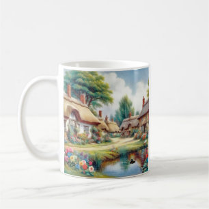 Dorf Kaffeetasse