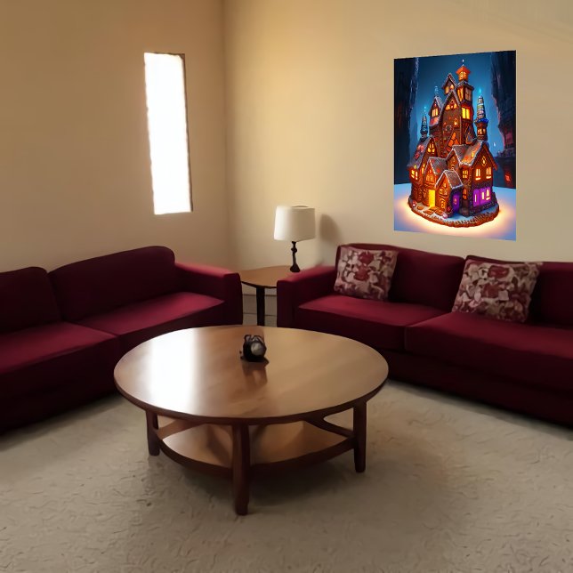 Dorf Nice Gingerbread | Art der AI Poster (Von Creator hochgeladen)